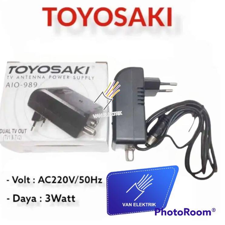 ☄ Adaptor Antena Toyosaki AIO - 989/ Booster antena AIO ℗