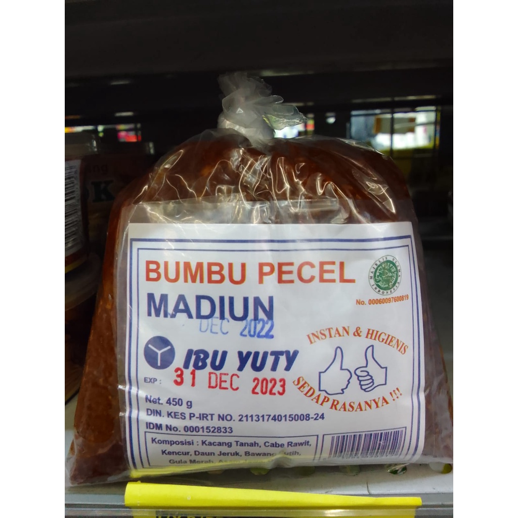 

Bumbu pecel Madiun Ibu Yuty 450 Gram