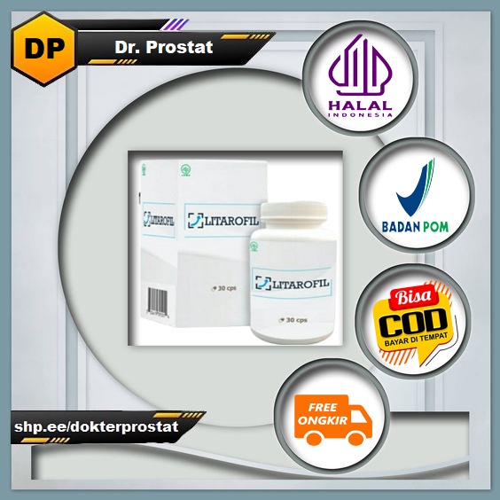 COD LITAROFIL ASLI ORIGINAL OBAT PROSTAT HERBAL ISI 30 KAPSUL | Memperbaiki Fungsi Pankreas, Ganggua
