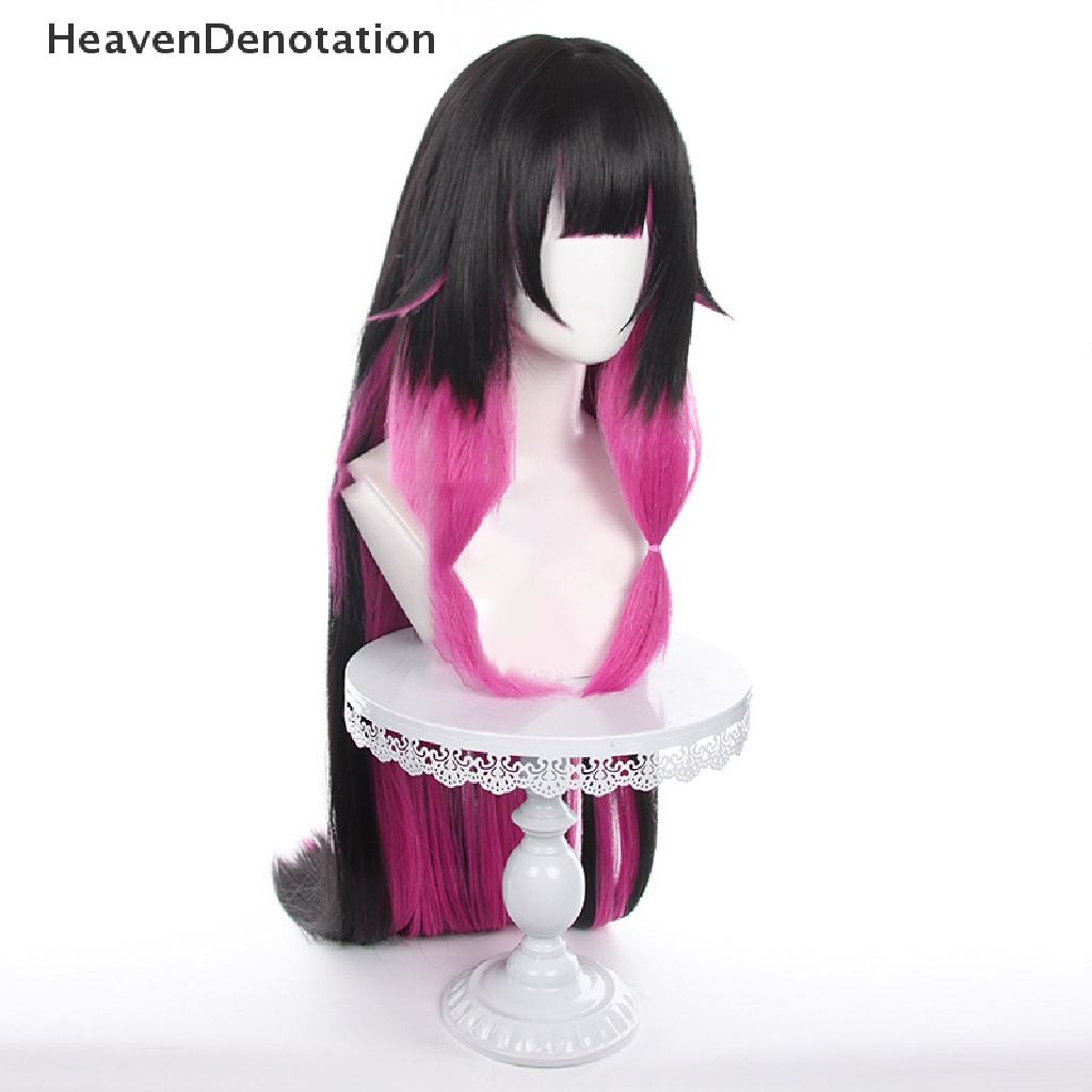 [HeavenDenotation] Genshin Impact Columbina Cosplay Wig Rambut Palsu Cosplay Genshin Impact Fatui 110cm HDV