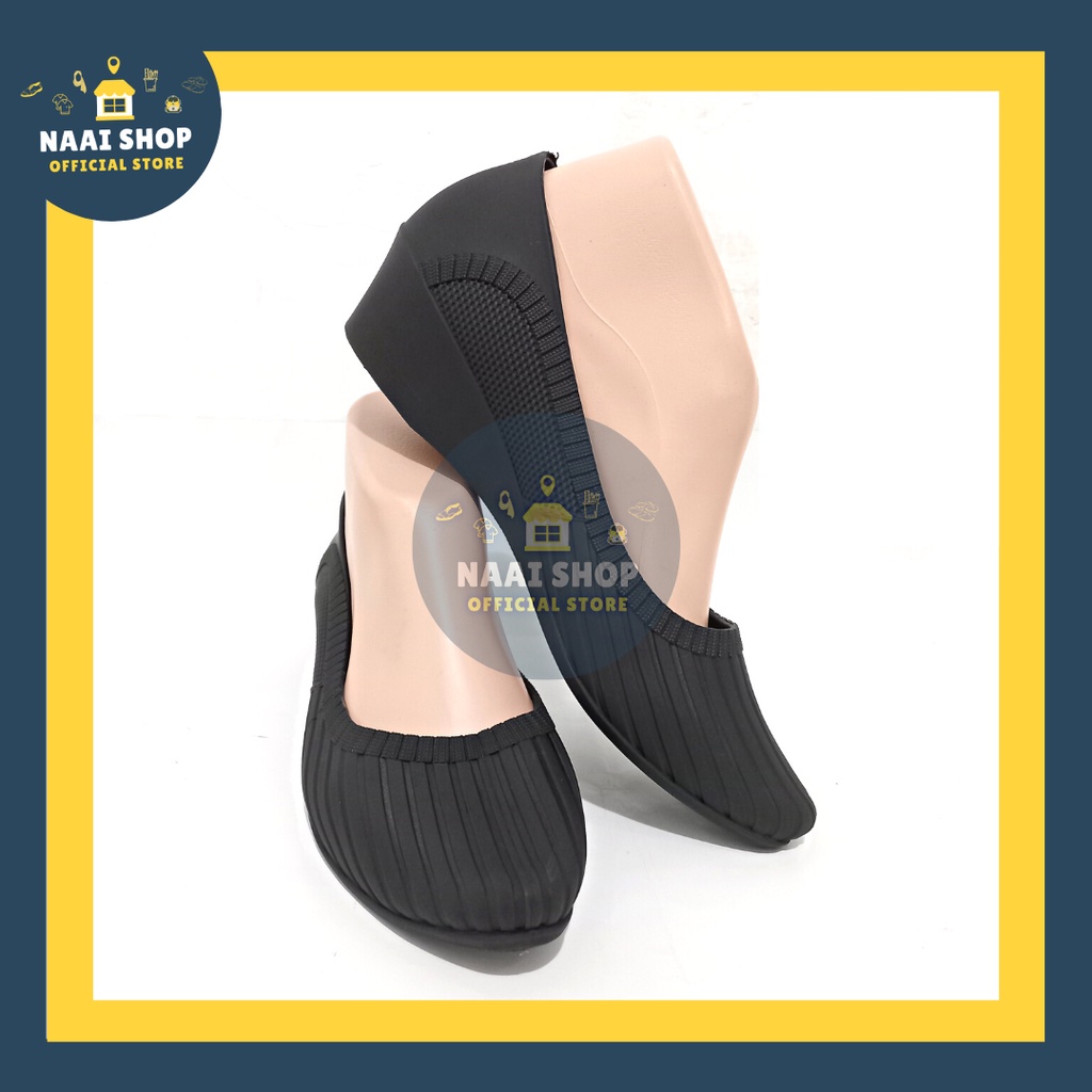 Sepatu wanita sepatu heels warna Hitam size37-41 Sepatu wedges sepatu kerja sepatu karet Wedges Shoes Korea Style sepatu cewek sepatu murah sepatu kekinian Wedges Sepatu hitam Sepatu casual Sepatu kantor Sepatu tinggi sepatu hak Shoes Wanita sepatu remaja