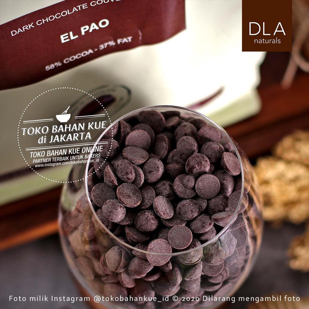 

✨NEW✨ -DLA Naturals - EL PAO 58% 2kg Coklat Coin Dark Couverture Chocolate- 1.1.23