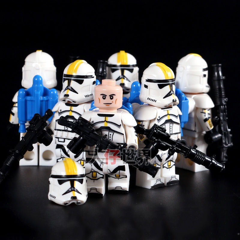 Star Wars Minifigures Clone Troopers Stormtroopers Minifigures Toy Series Puzzle Merakit Blok Bangunan