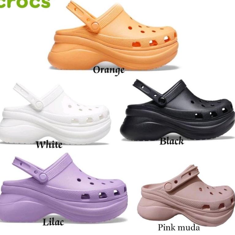 CHEKOUT Crocs Classic Bae clog / Sandal wanita Crocs Classic Bae clog / Crocs clog Bae platform