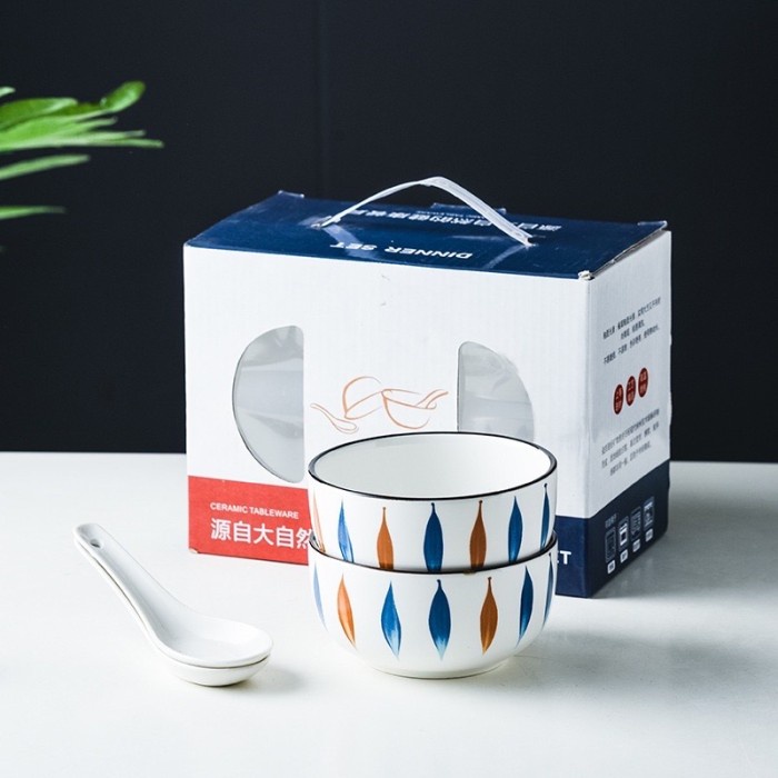 

SOUVENIR LEBARAN HAMPERS MANGKOK SET ISI 2 ATAU 4 / MANGKOK MAKAN LUCU - MANGKOK SENDOK2