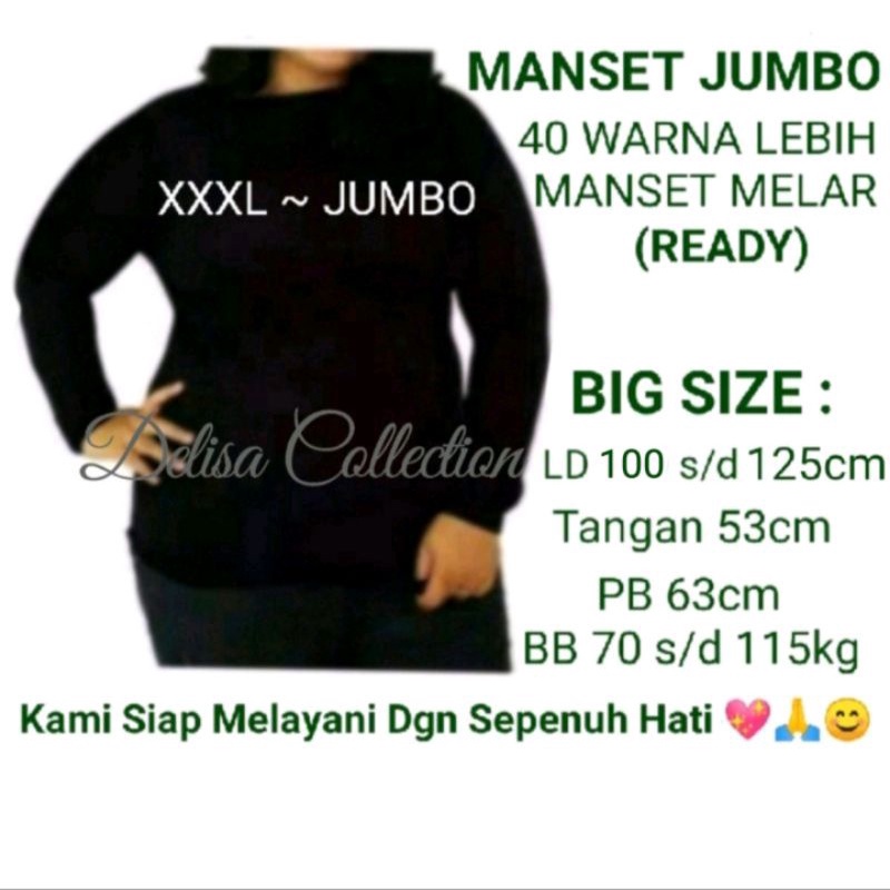 MANSET JUMBO MANSET SPANDEK JUMBO MANSET XXXL SPANDEK