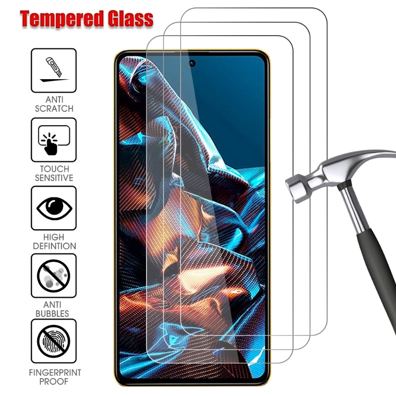 Hd Film Pelindung Tempered Glass Anti Gores Full Cover Pelindung Layar Depan Tahan Ledakan Untuk Xiaomi Poco X5 Pro