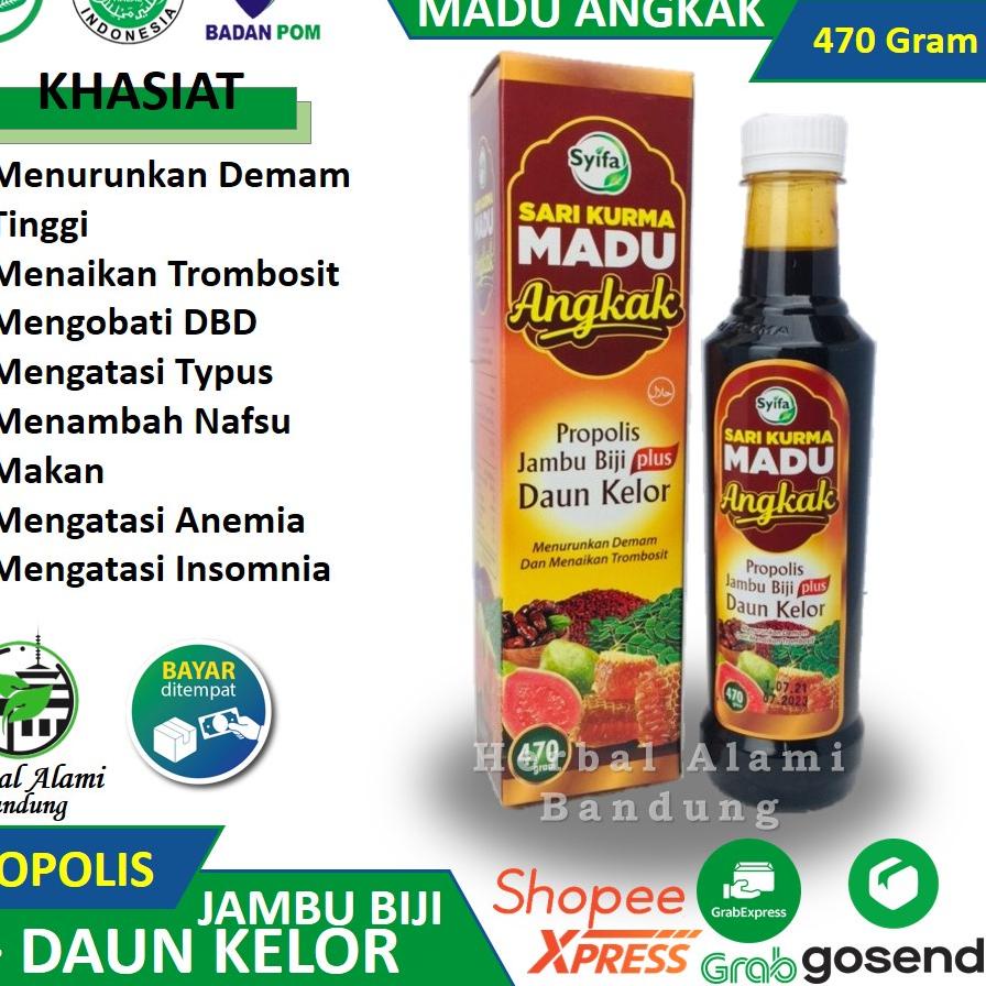 

➥ Sari Kurma ANGKAK Propolis Jambu Biji Plus Daun Kelor / Ubi Jalar 470 Gram ☀