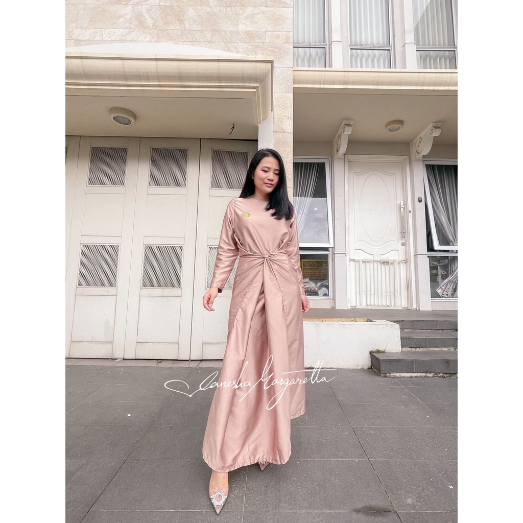 696#FREE BROSS / Kaftan Maxmara Wanita/Gamis Lebaran/Dress Pesta