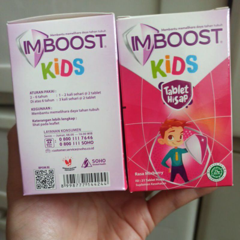 imboost Imboost Kids 21 Tablet Hisap dan Sirup Vitamin Anak Menjaga daya tahan tubuh