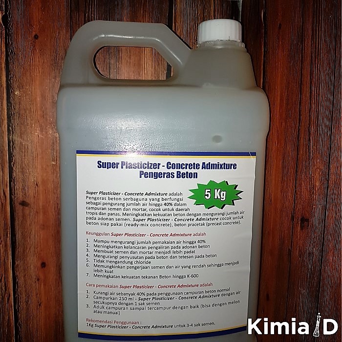 Super Plasticizer 5Kg Obat Semen Concrete Admixture Type F - Damdex - Pengeras Semen Pengeras Beton