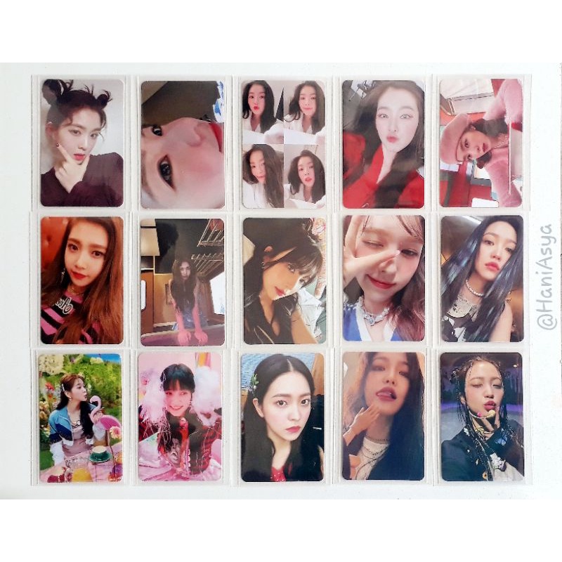 Red Velvet Photocard pc Irene Wendy Joy Yeri Rookie Day 1 Day 2 Finale Birthday