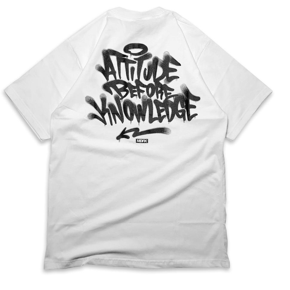 Langsung Atc MDFK Attitude Graffiti Tshirt (White)