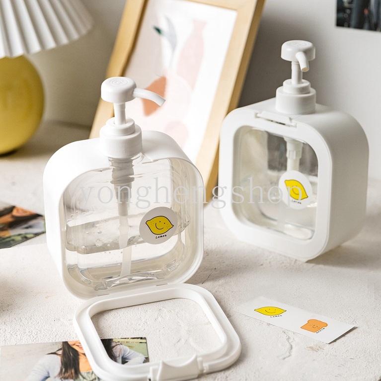 Botol Tekan Kosong Portable 500ML Untuk Sabun / Lotion / Hand Sanitizer