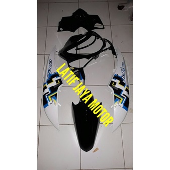 cover body halus honda beat pop hitam putih full set