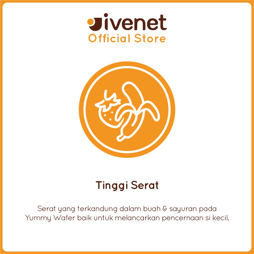 Ivenet Yummy Wafer - Snack Jajanan Cemilan Bayi dan Anak - Biskuit Anak