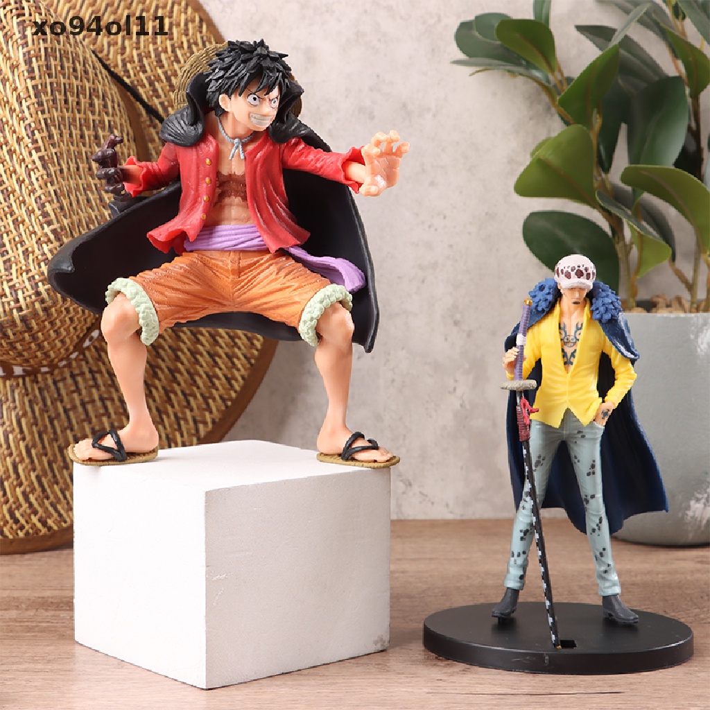 Xo 19cm One Piece Anime Action Figure Monkey.D.luffy Hand Made Mainan Peripherals OL