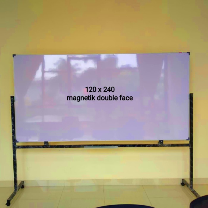 

Tuhe Whiteboard Papan Tulis Double Face 120 X 240 Cm