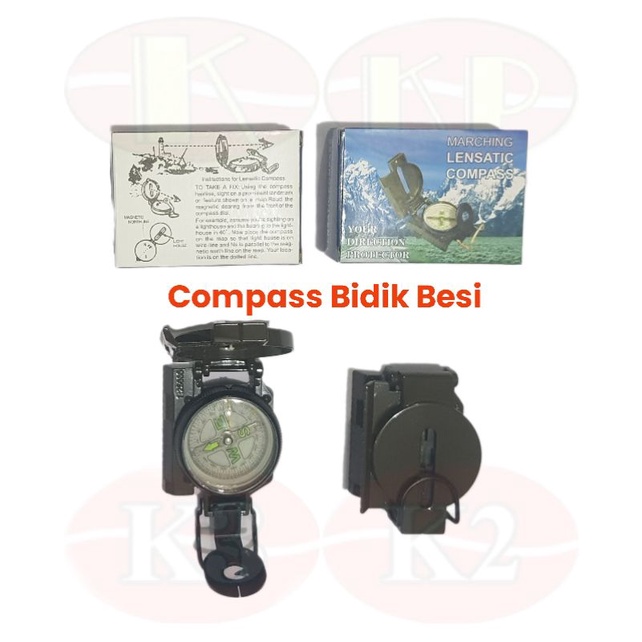 Compass/ kompas bidik besi / kompas bidik plastik