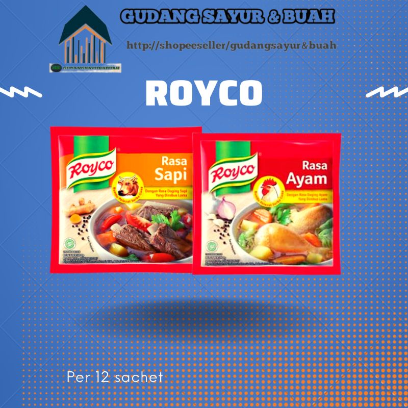 

Royco Bubuk Kaldu Penyedap Rasa 8 G