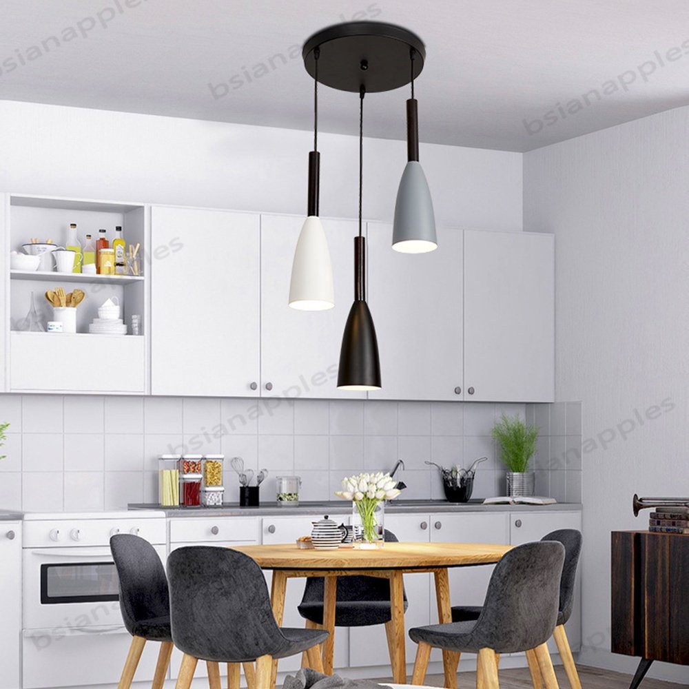 3 in 1 Lampu Gantung Minimalis Lampu Gantung Dapur Lampu bar Lampu Hias Gantung Cafe Nordic Chandelier Eropa Modern Lampu Gantung Nordic Ceiling Lamp Chandelier Dekorasi Rumah Lampu Langit-langit Ruang Makan E27