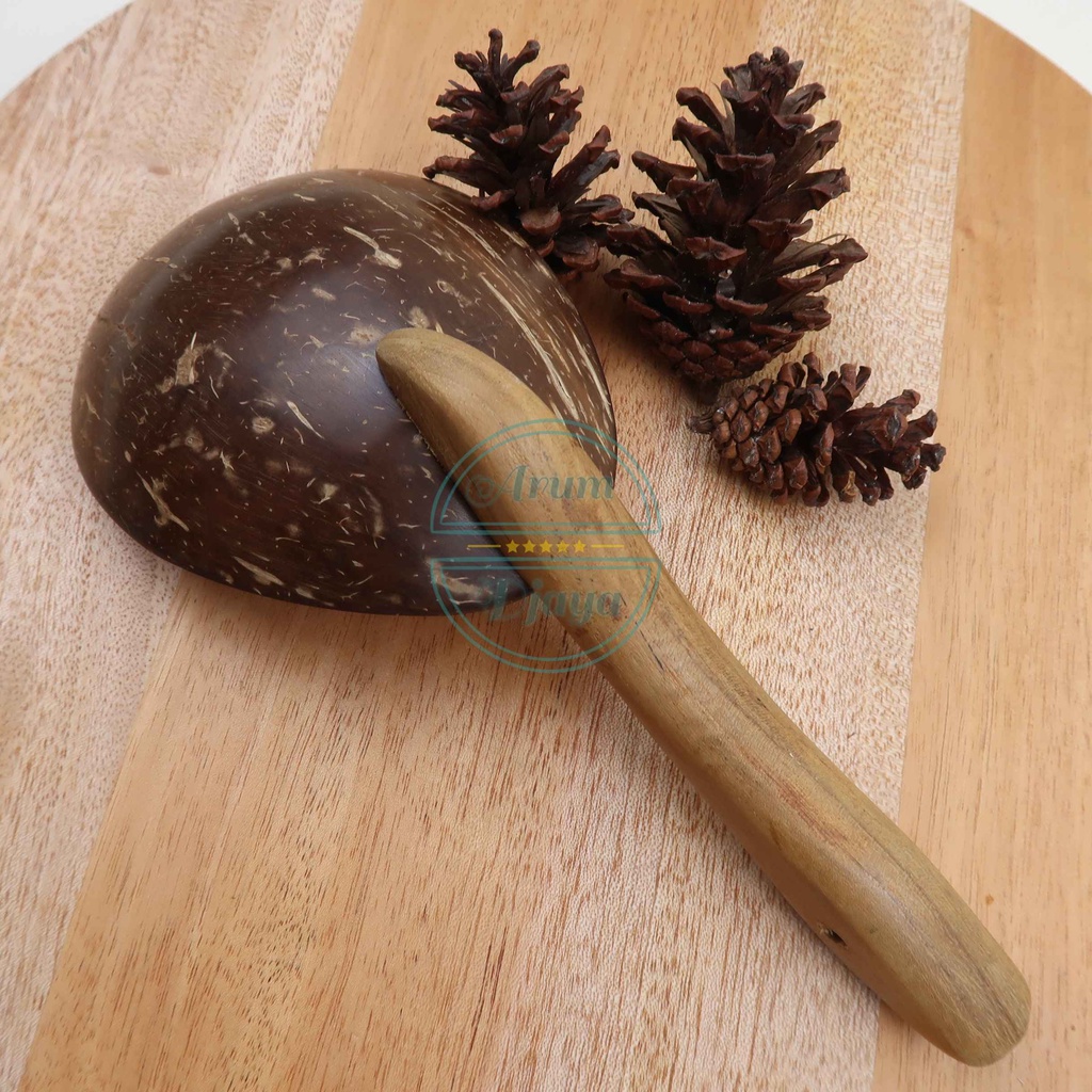 Centong Nasi Batok Entong Nasi Bathok Entong Nasi Kayu Batok Entong Nasi Tradisional Sendok Nasi Sayur