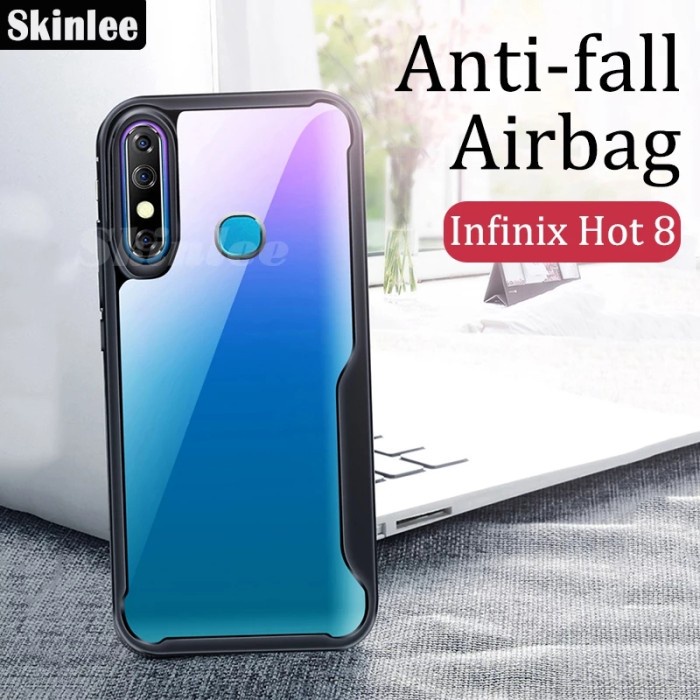 CASE COVER S/P- CASING COVER Case INFINIX HOT 8 Shockproof Armor Transparent Premium Hardcase CASE SP by T.A