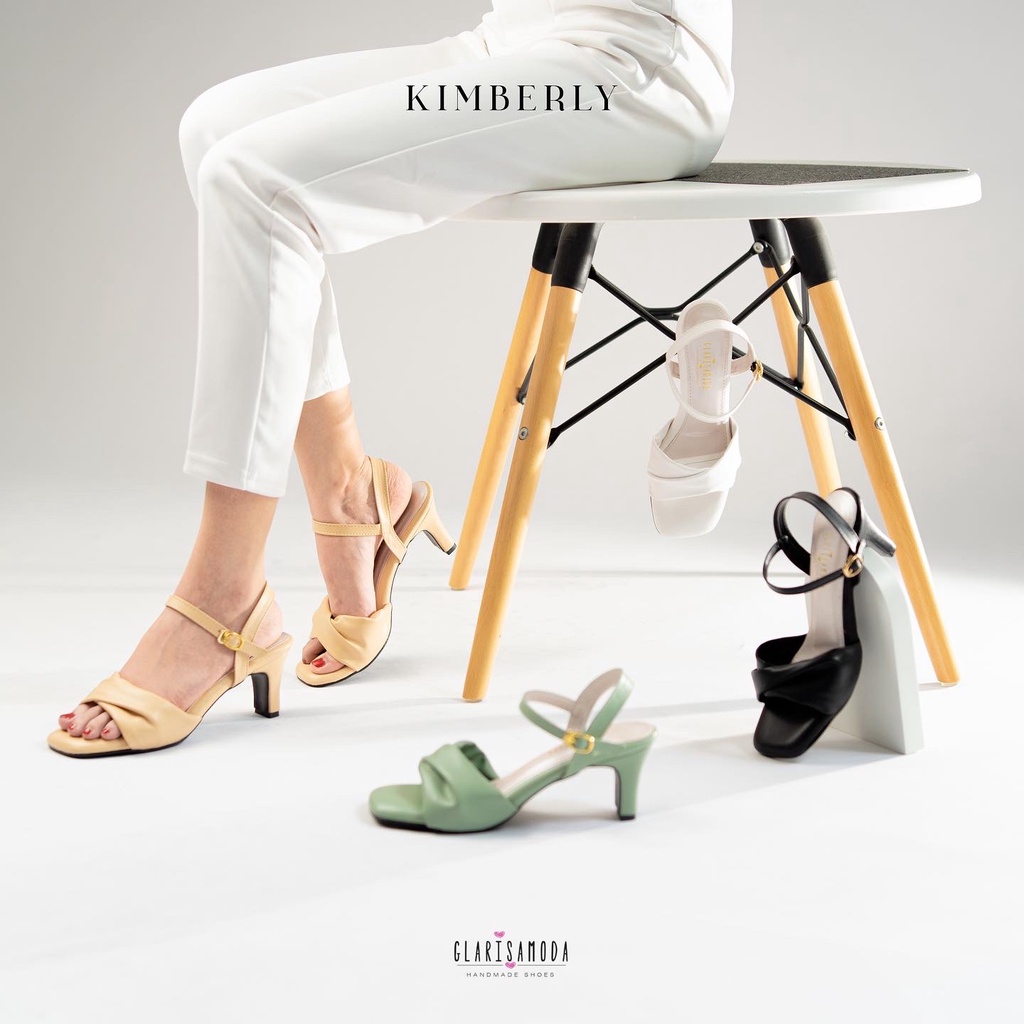 GLARISAMODA Kimberly heels 5cm wanita, sepatu kerja, sandal wanita