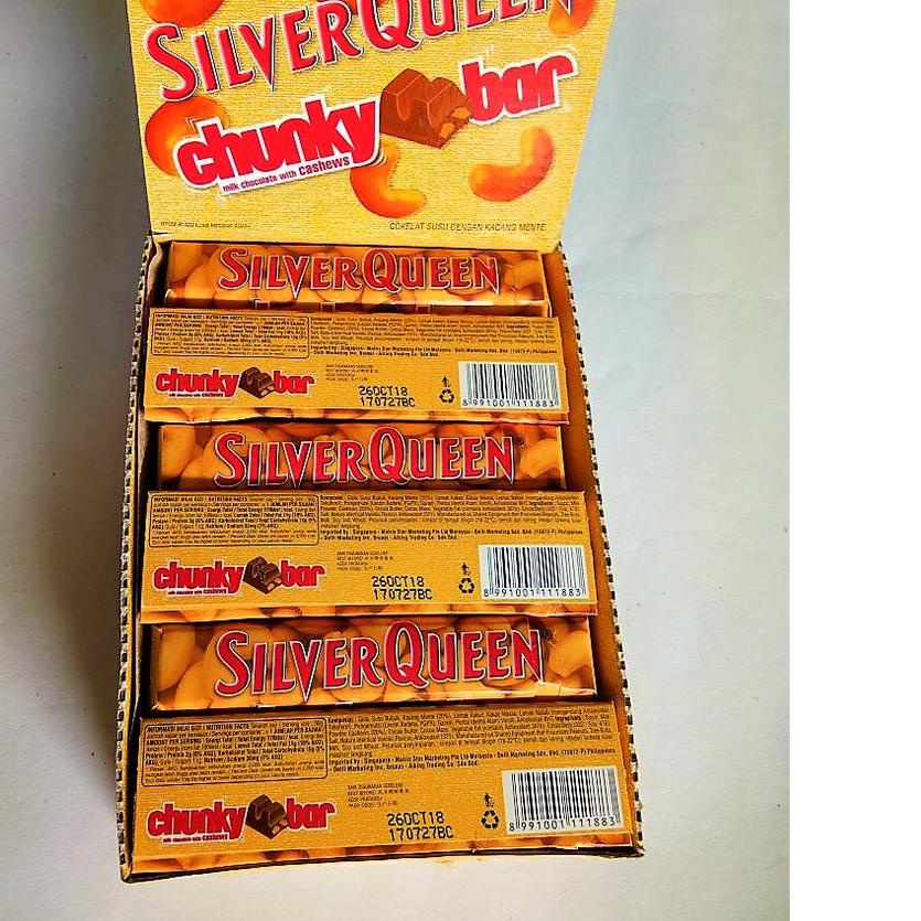 

✩ Delfi Silverqueen Chunky Bar Box (33 gram) ♧