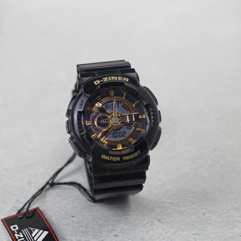 BEST SELLER JAM TANGAN WANITA DZINER 8066 X70 DOUBLE TIME TALI RUBBER DM 4.0CM FREE BOX GELANG &amp; BATERAI || JAM TANGAN FASHION WANITA JAM TANGAN CEWEK MURAH