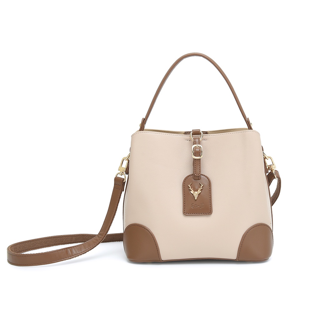 En-ji Mijin Handbag - Khaki