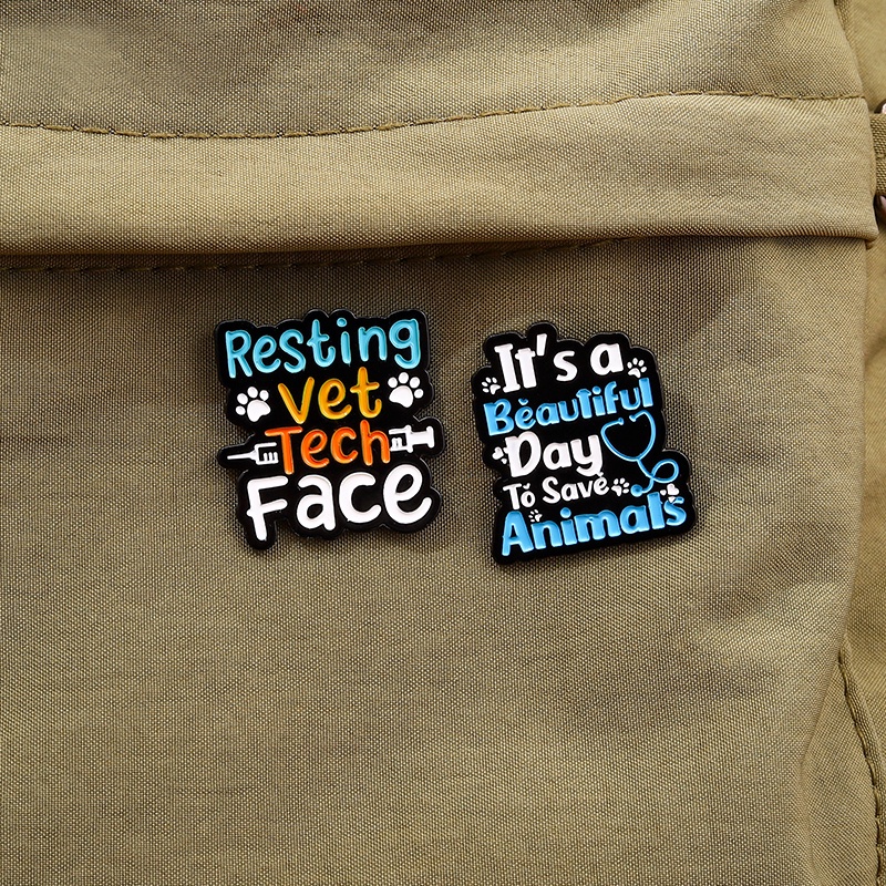 Lucu Colorful Quotes Enamel Pin Simpan Hewan Bros Kerah Pin Power Surat Motivasi Lencana Teman Hadiah Kartun Text Perhiasan