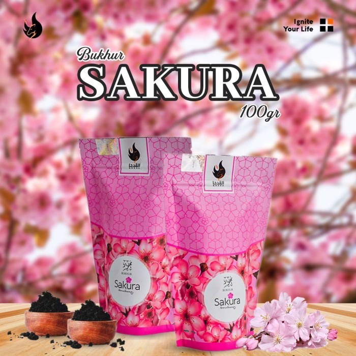 Bukhur Buhur Dupa Serbuk QODHA 100gr 100 Gram Aroma SAKURA