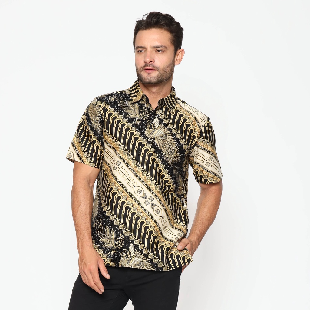 Kemeja Batik Pria - Bhatara Batik James - Atasan Kemeja Batik Lengan Pendek