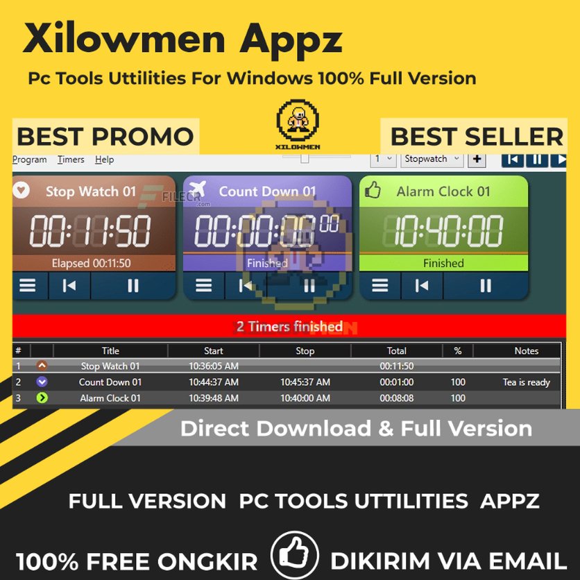 [Full Version] Programming Multi Timer Pro PC Tools Software Utilities Lifetime Win OS