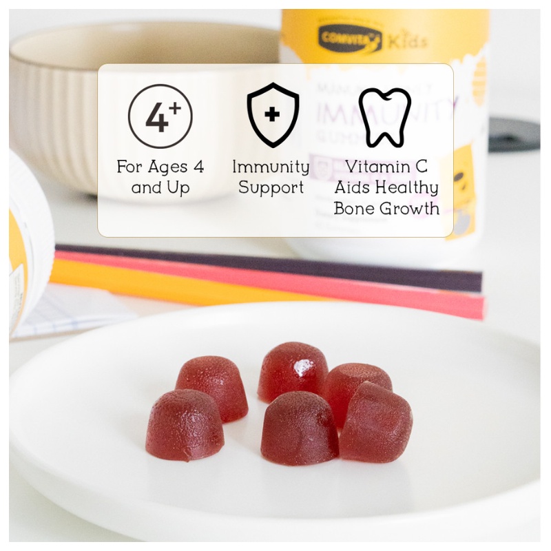 Comvita Kids Manuka Honey Immunity Gummies 60s with UMF 10+  Vitamin Imunitas Tubuh Anak WHS