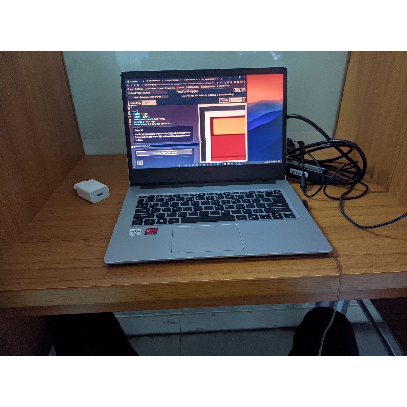 LAPTOP ACER ASPIRE 3 A314-22 AMD ATHLON 3050U 4GB 256GB 14" FHD W10-14" FULL HD