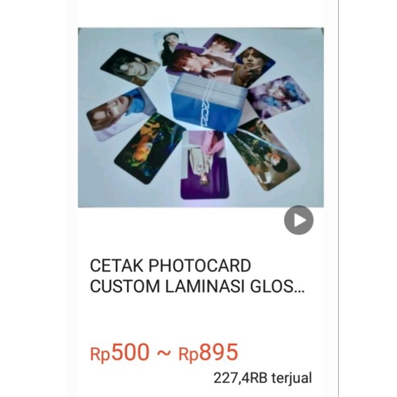 PHOTOCARD CUSTOM PREMIUM