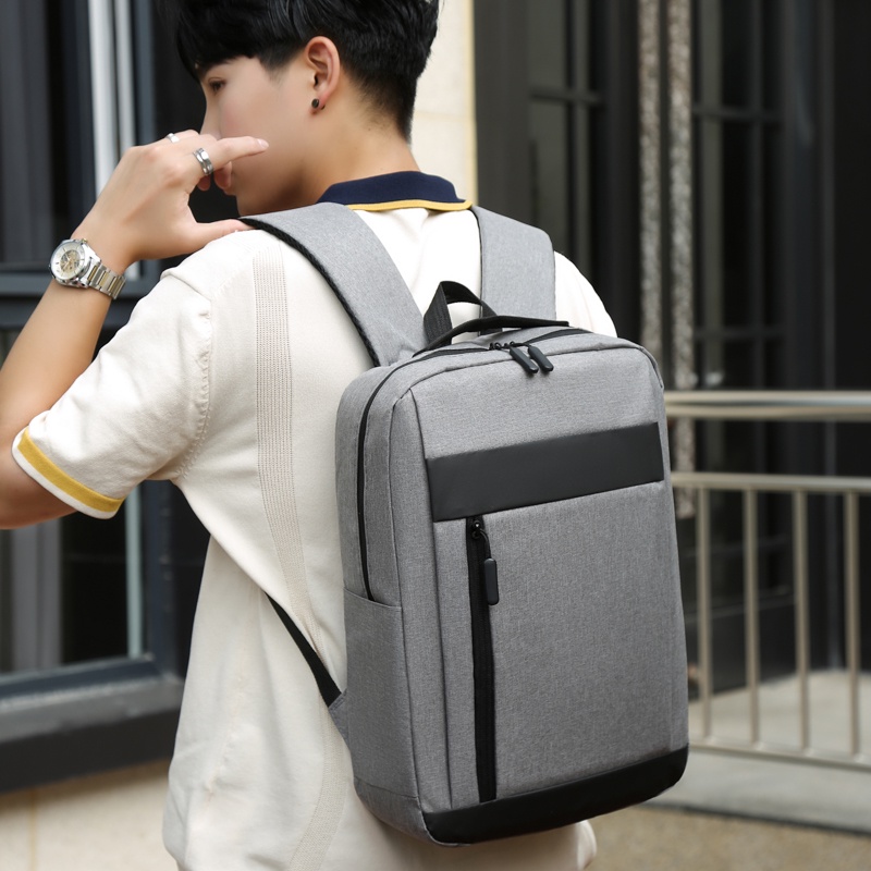 Mainland Tas Ransel Laptop Pria Model Simple Multifungsi Backpack Kerja Kuliah TR210