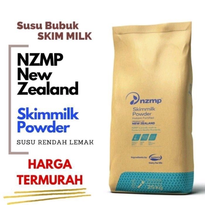 

[ COD ] susu bubuk Nzmp skimmilk powder instan repack 1 kg