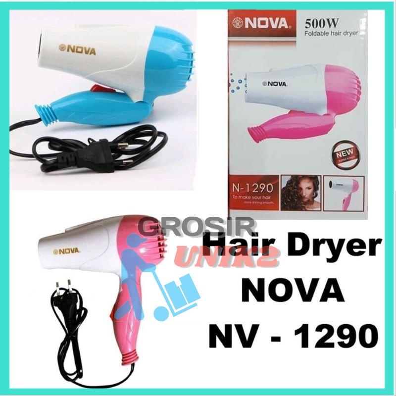 Hair Dryer Pengering Rambut Lipat Nova