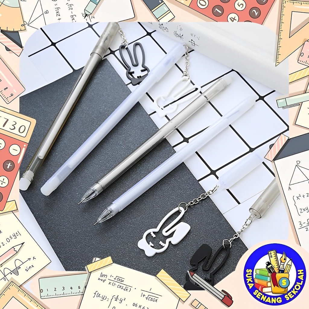 

4 Pcs Pulpen Gantungan Kelinci S0185