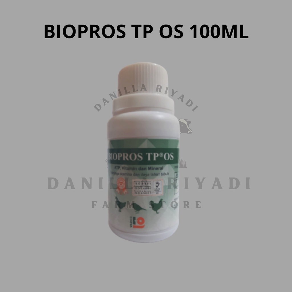 Biopros TP OS 100 ml ATP Vitamin dan Mineral Unggas