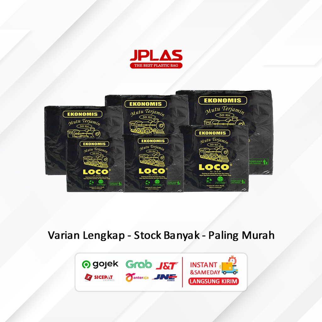 PLASTIK LOCO EKONOMIS HITAM 28