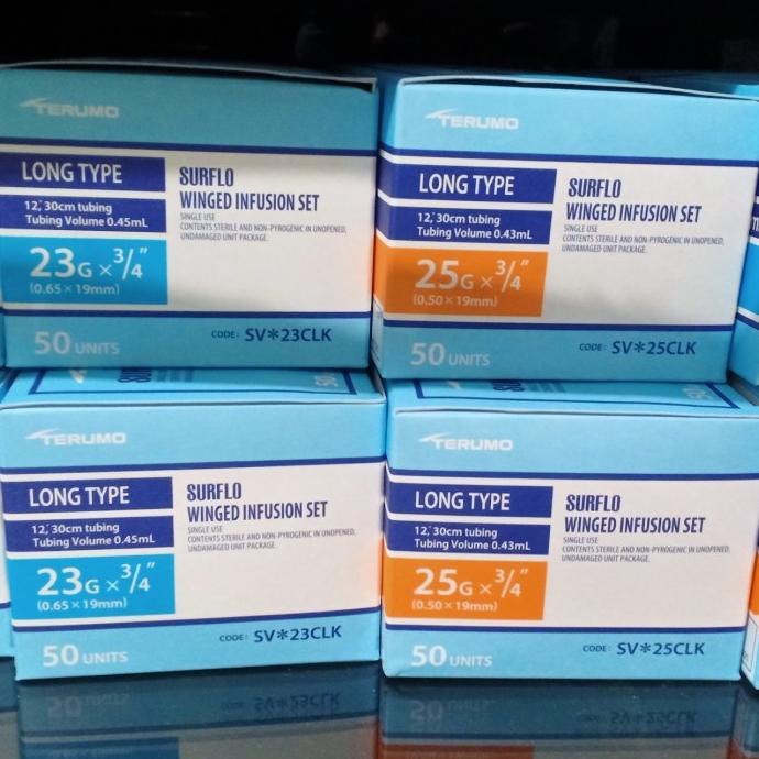 Wing Needle Terumo Wing Needle 23G Terumo Wing Needle 25G Terumo