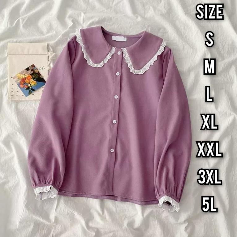 RECOMENDED Meybi Blouse - Size S M L XL XXL 3XL 4XL/5L - Baju Jumbo - Atasan Jumbo - Atasan Big Size