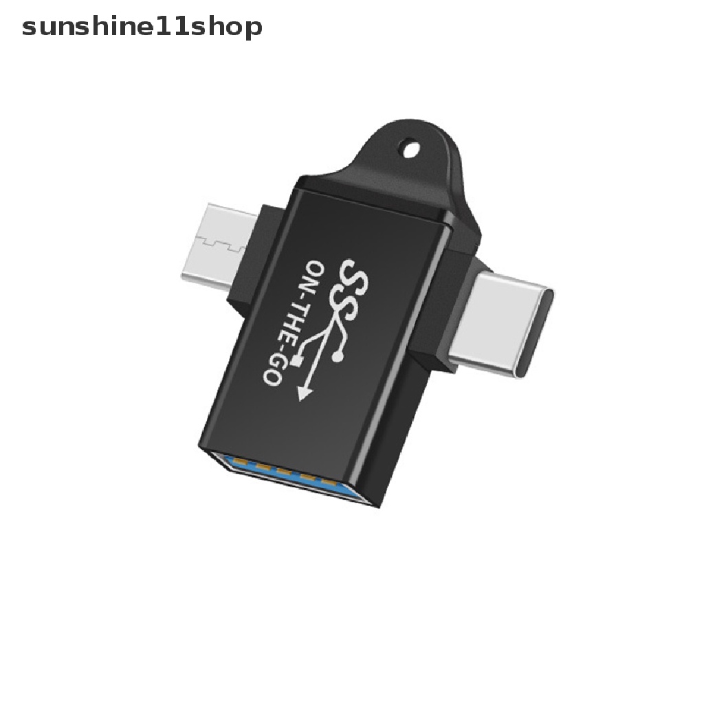 Sho Tipe C Male/Female to Female Adapter Tipec Video Audio Conventer Tranfering Data OTG Converter Adapter Konektor Pengisian Cepat N