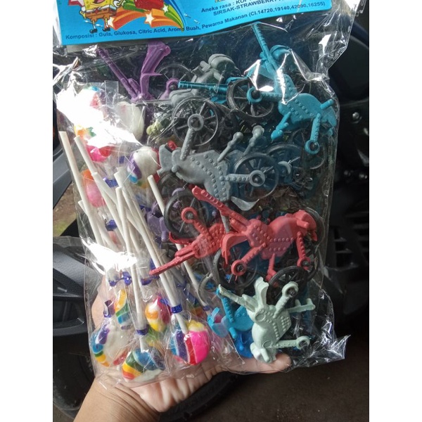 

lollipop berhadiah sepeda