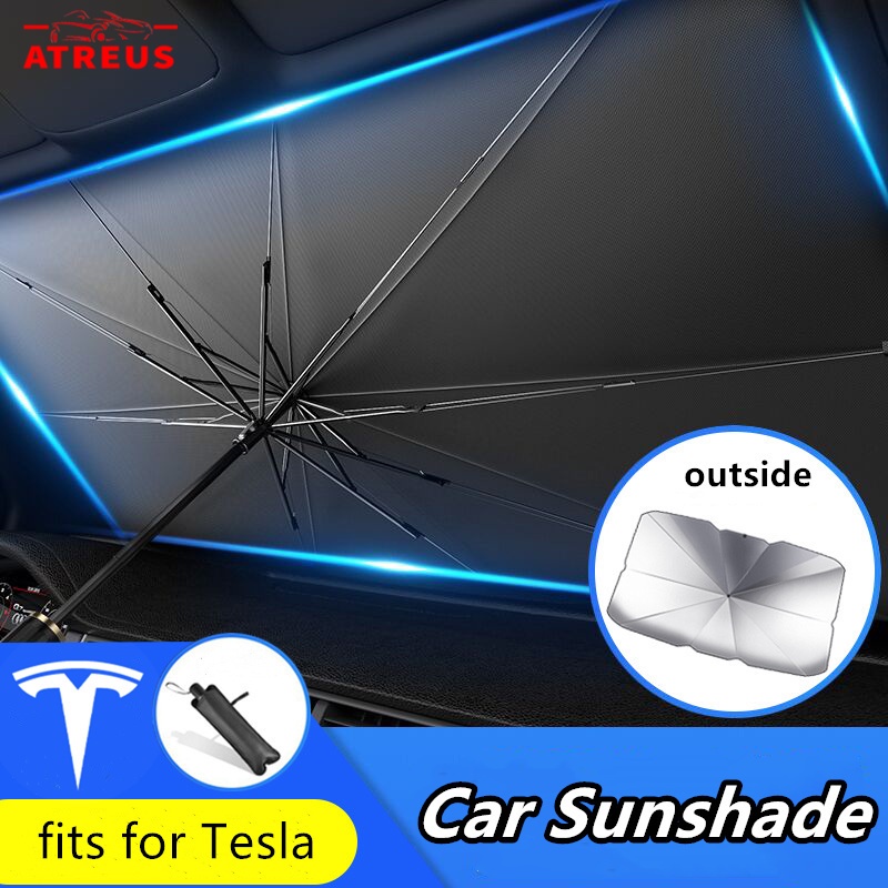 Pelindung Matahari Mobil Tesla Car Sunshade Untuk Model 3y S X