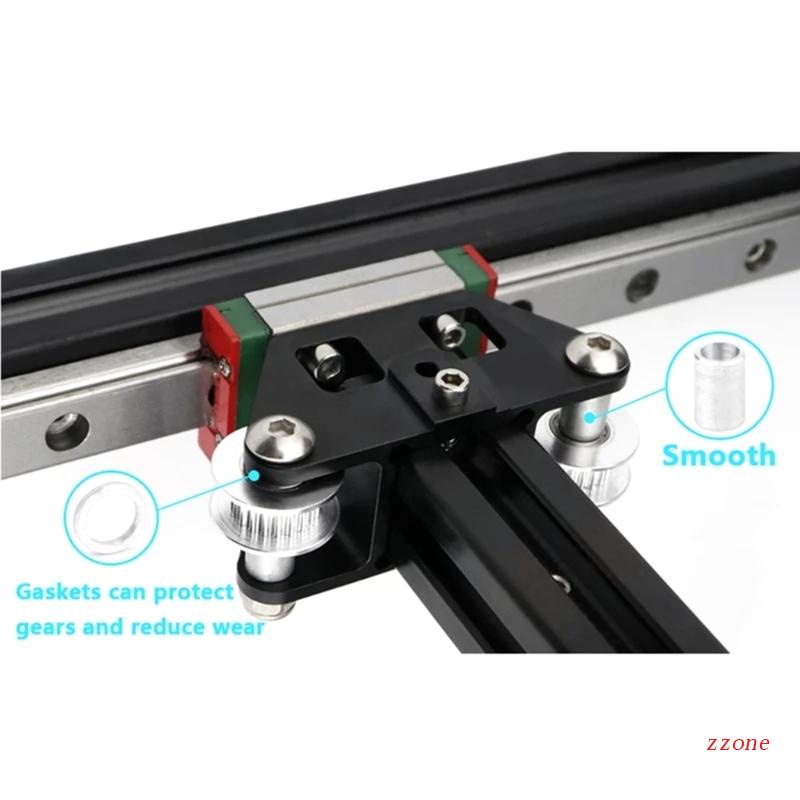 Zzz 2Pcs Gantry Y Aluminium VzBoT Presisi Tinggi Untuk Printer 3D Ultra-High-Speed